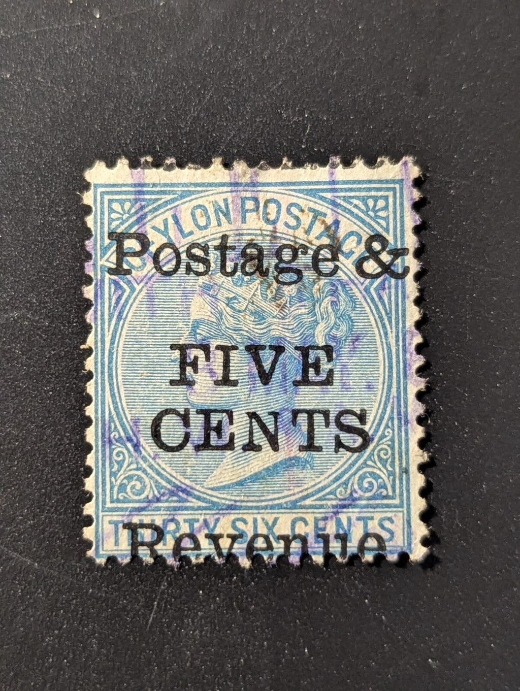 Ceylon, 1885, SC 97, MNG, Fine Single Stamp
