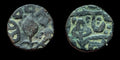 India Punjab Sikh Empire Real Copper paisa  Mint Loharu Scarce