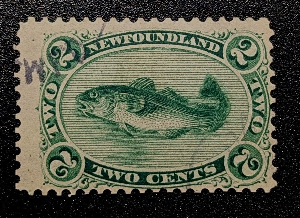 Canada 1865 Newfoundland 2p Green Scott #24 Mint