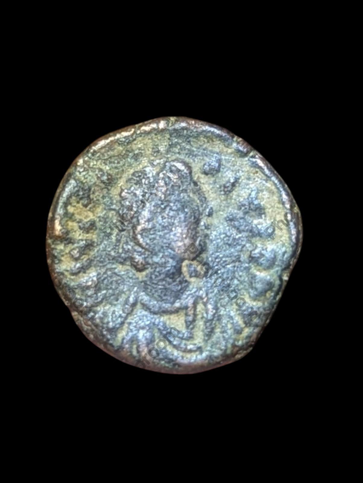 Ancient Christian Byzantine Dynasty Artifact 5 Nummi - Justinian I