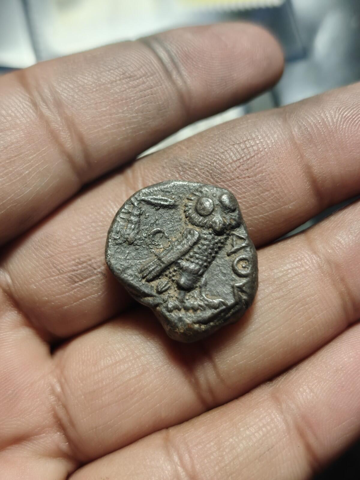 Attica, Athens 353-294 BC Greek Silver Intermediate PI Style Owl tetradrachm