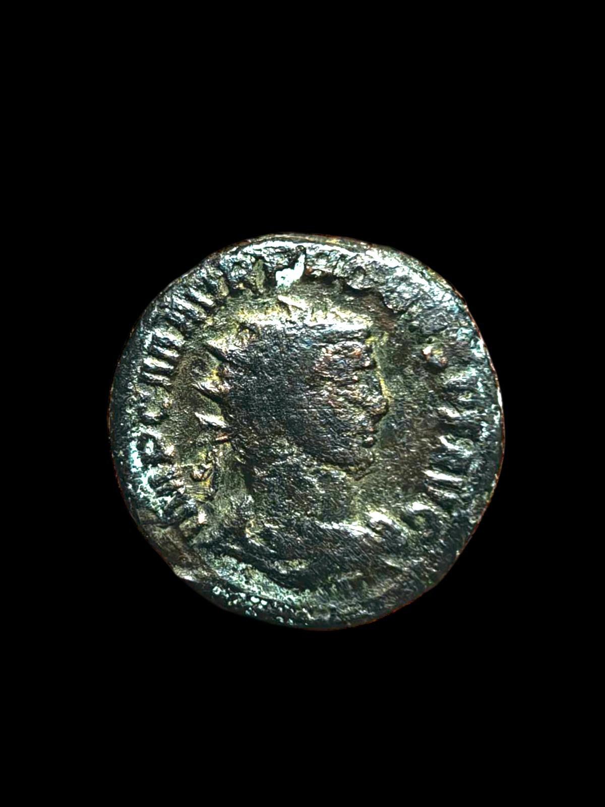 Probus Empereur romain CLEMENTIA TEMP π XXI Antoninien en bronze argenté