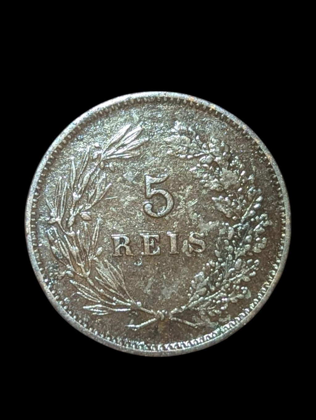 Portugal, 5 Reis, 1906, CARLOS I, KM# 530, Bronze Coin 🇵🇹