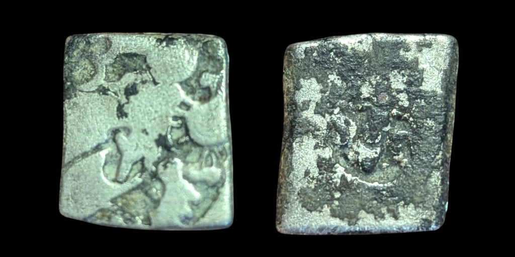 India ⭐ INDUS Valley Mayuriyan Punch ⭐ silver Coin 300 BC.'.