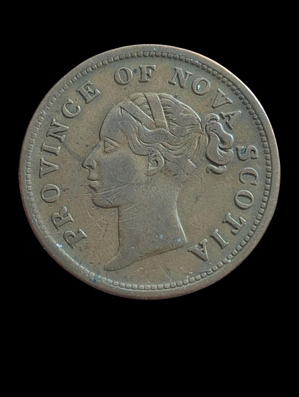 Canada- Nova Scotia 1840 1 penny token KM# 4  Wow Details