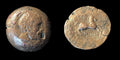 Ancient Indo-Greeks, King of Bactria Euthydemos 230-190 BC Copper  Chalkon