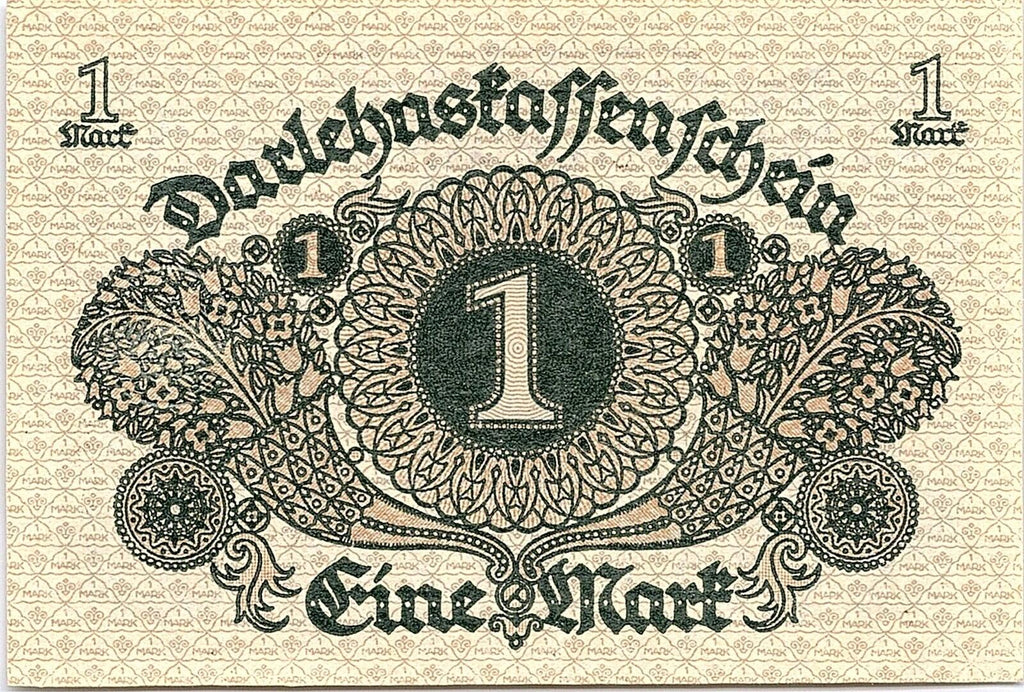 Paper Money From Germany, 1 Mark, 1920 Bank Note