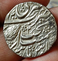 #KN-42#India-Sikh Empire silver Rupee of Maharaja Ranjit Singh 1874 VS Top grade