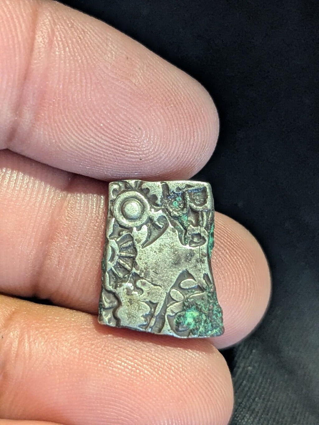 India ⭐ INDUS Valley Mayuriyan Punch ⭐ silver Coin 300 BC.'.