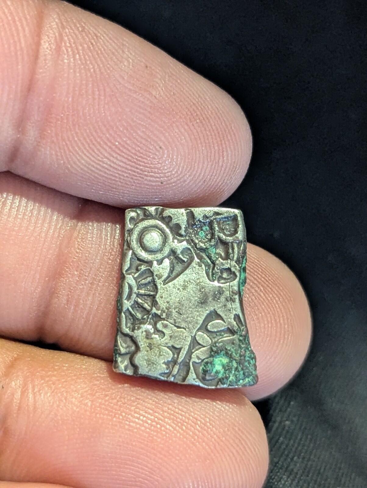 India ⭐ INDUS Valley Mayuriyan Punch ⭐ silver Coin 300 BC.'.