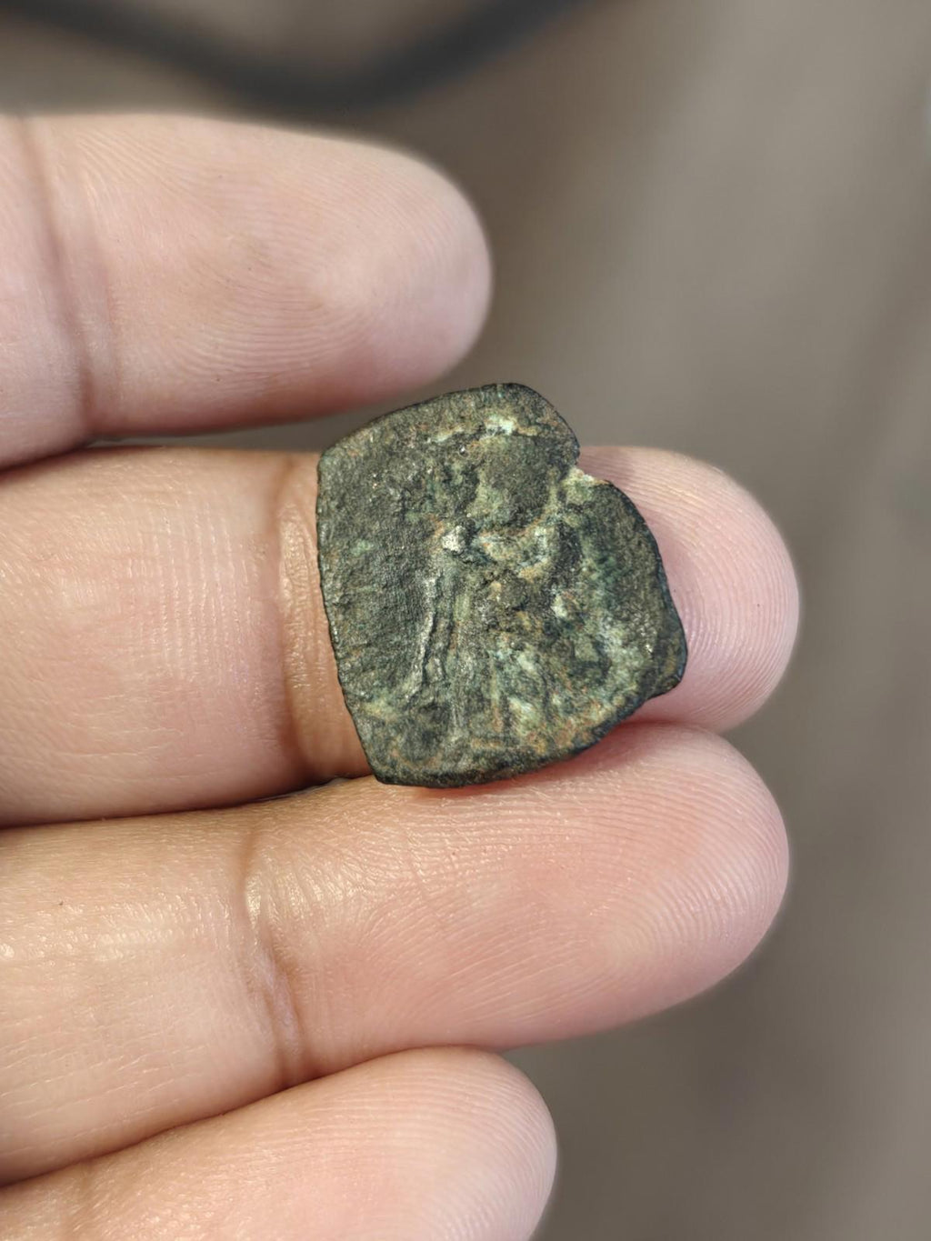 Arab Byzantine Umayyad Mu'awiya Standing Caliphate With KALIMA Islamic Coin&**