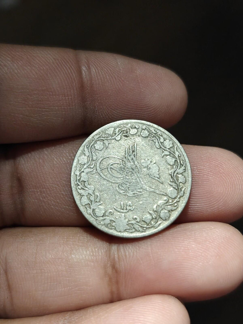 1910H 1327/4 Égypte Piastre KM-306 Mehmed V faible tirage
