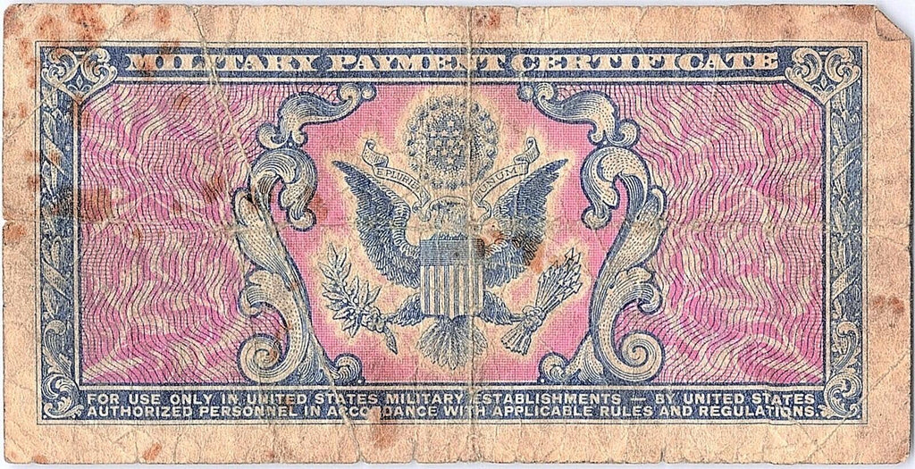 LOT 2 POST WWII SERIES 5 CENTS MPC MILITARY PAYMENT CERTIFICATE