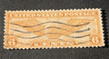 1934 circa **WINGED GLOBE** 6 CENT (DULL ORANGE) SCOTT# C19 U.S. AIRMAIL STAMP!