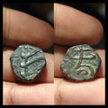Inde Carnatique Arcot Nawab Muhammad Ali 1749-1795 Demi Paisa Rare