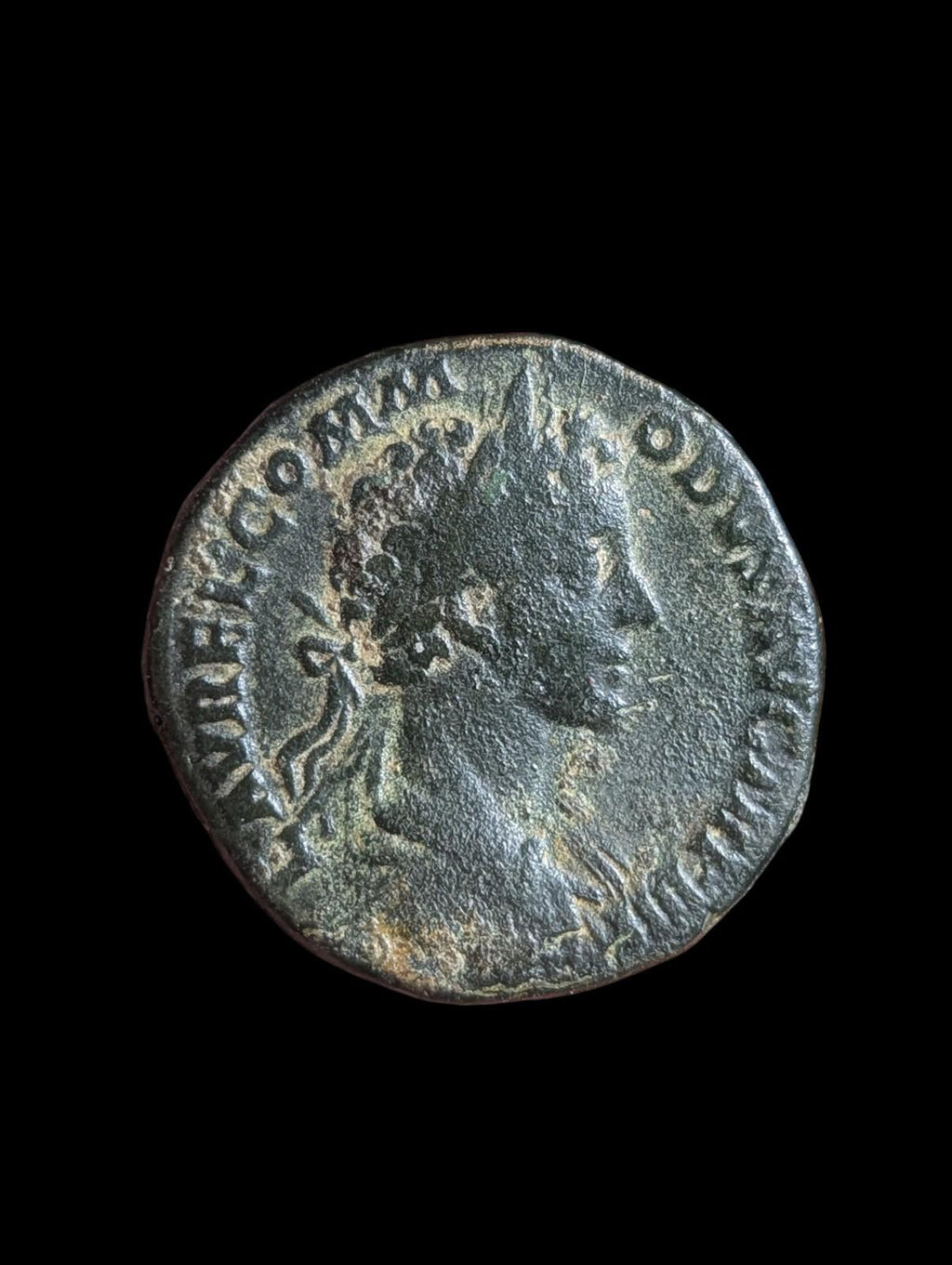 EMPEROR COMMODUS Ancient Roman Coin Sestertius 179AD MINERVA - RIC1599