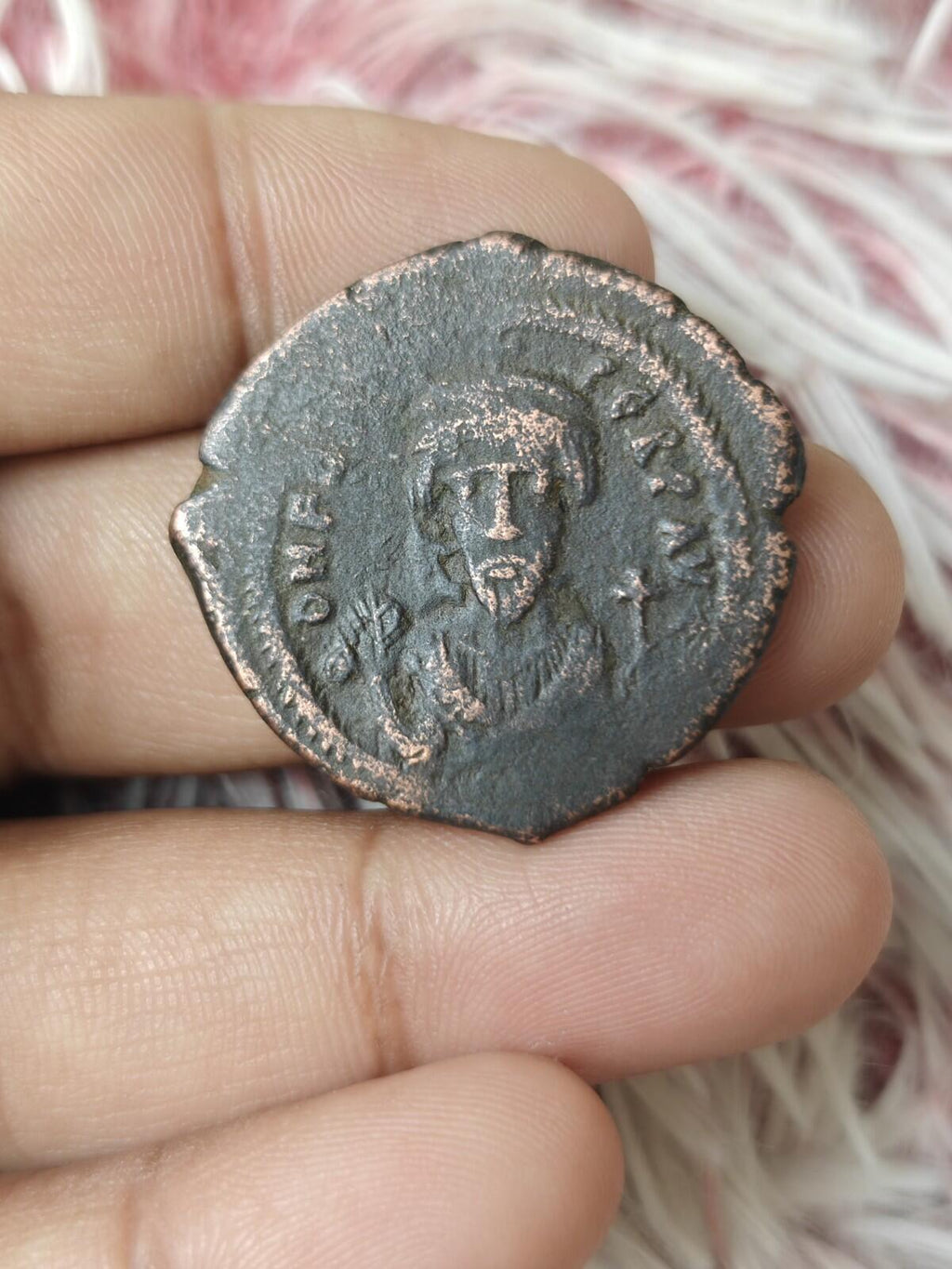 Phocas. 602-610 AD. AE Follis. Constantinople  Large XXXX Rare