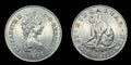 Gibraltar 1971 25 New Pence Queen Elizabeth II Proof KM#5 Copper-Nickel