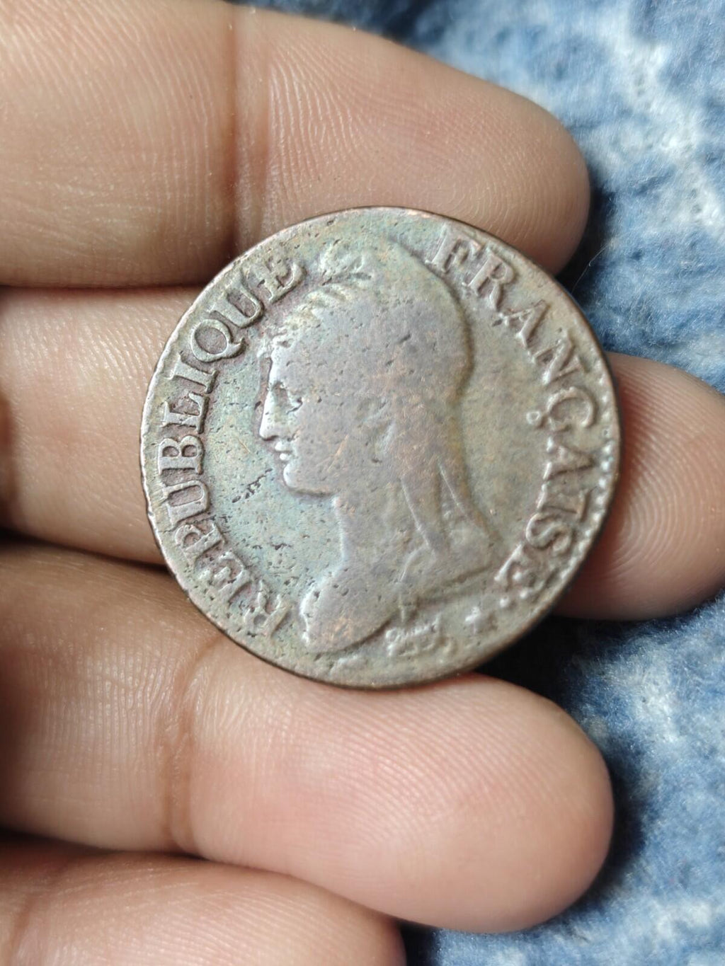 Coin, France, Dupré, 5 Centimes, AN 8, Metz,  Bronze, KM:640