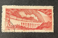 China PRC 1952 $800 Train on the Chengtu-Chungking Rail-way Used