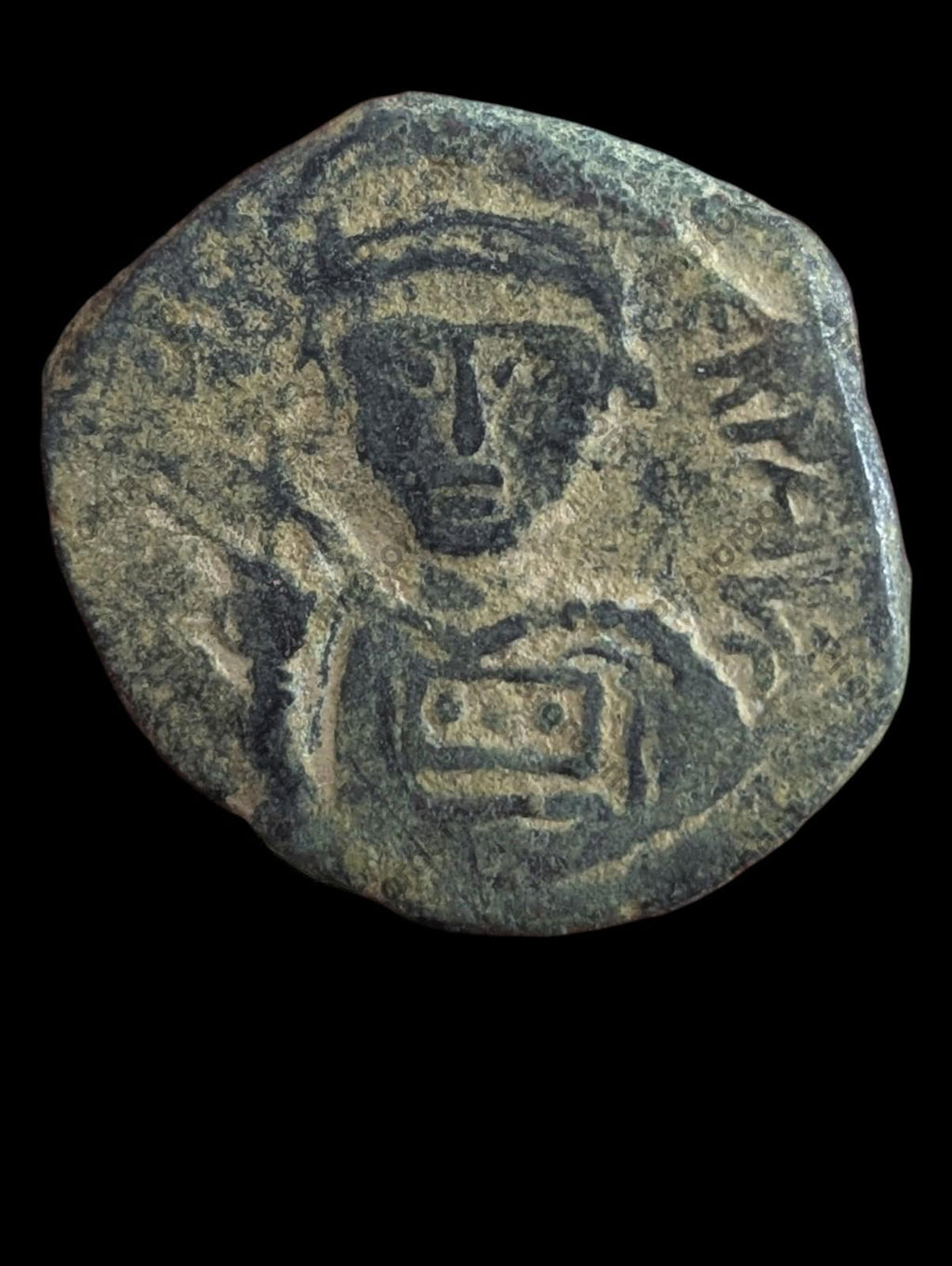 MAURICE TIBERIUS 582AD Big M Follis Nicomedia Ancient Byzantine Coin