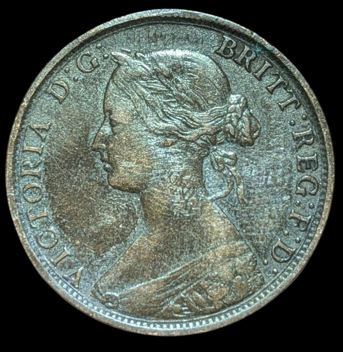新斯科舍 - 1 分 1864 Km#8.2  流通品 稀有 已废止国家