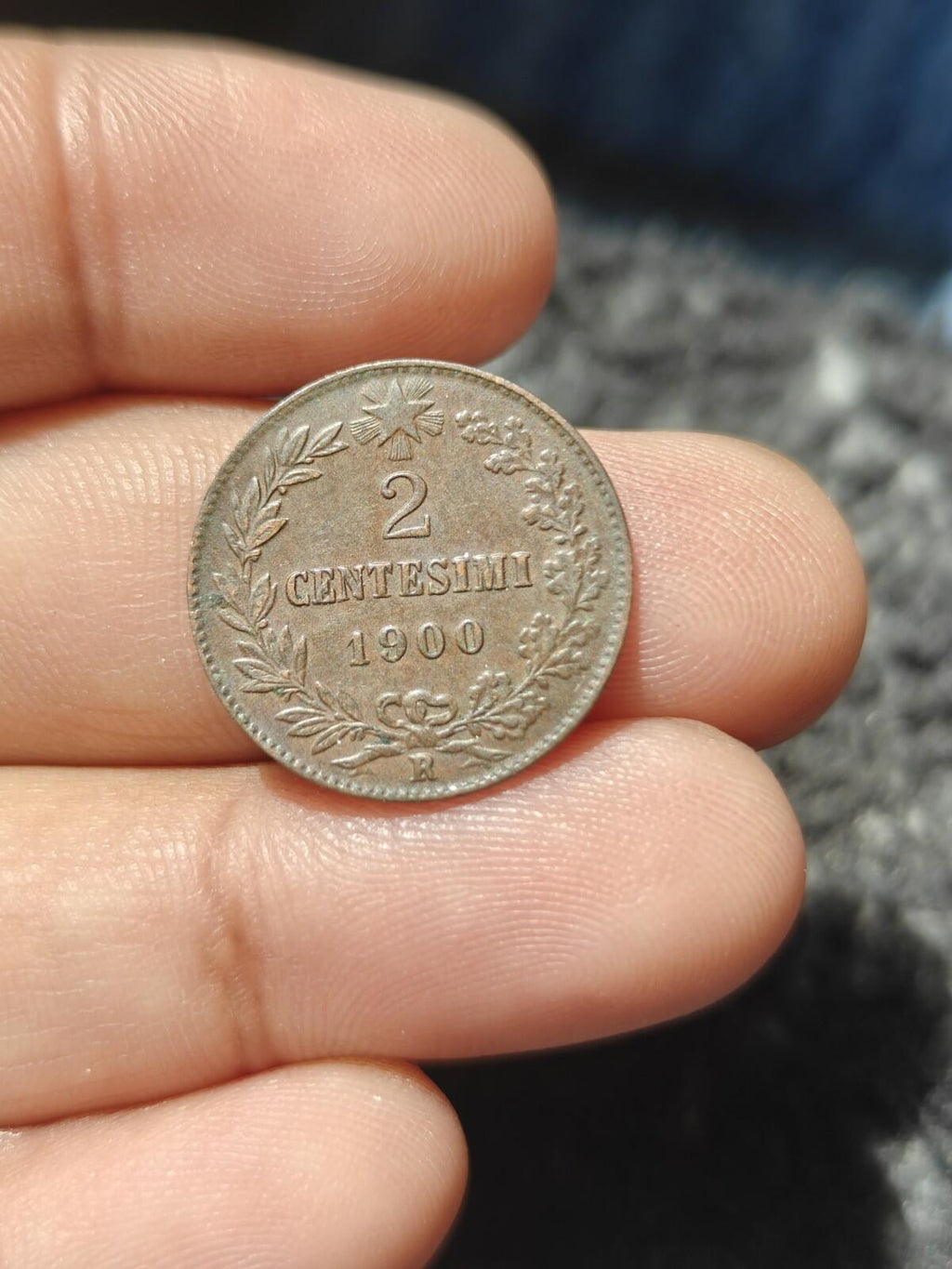 Italy   2 Centesimi 1900 R  Umberto I  1878 - 1900  KM#30
