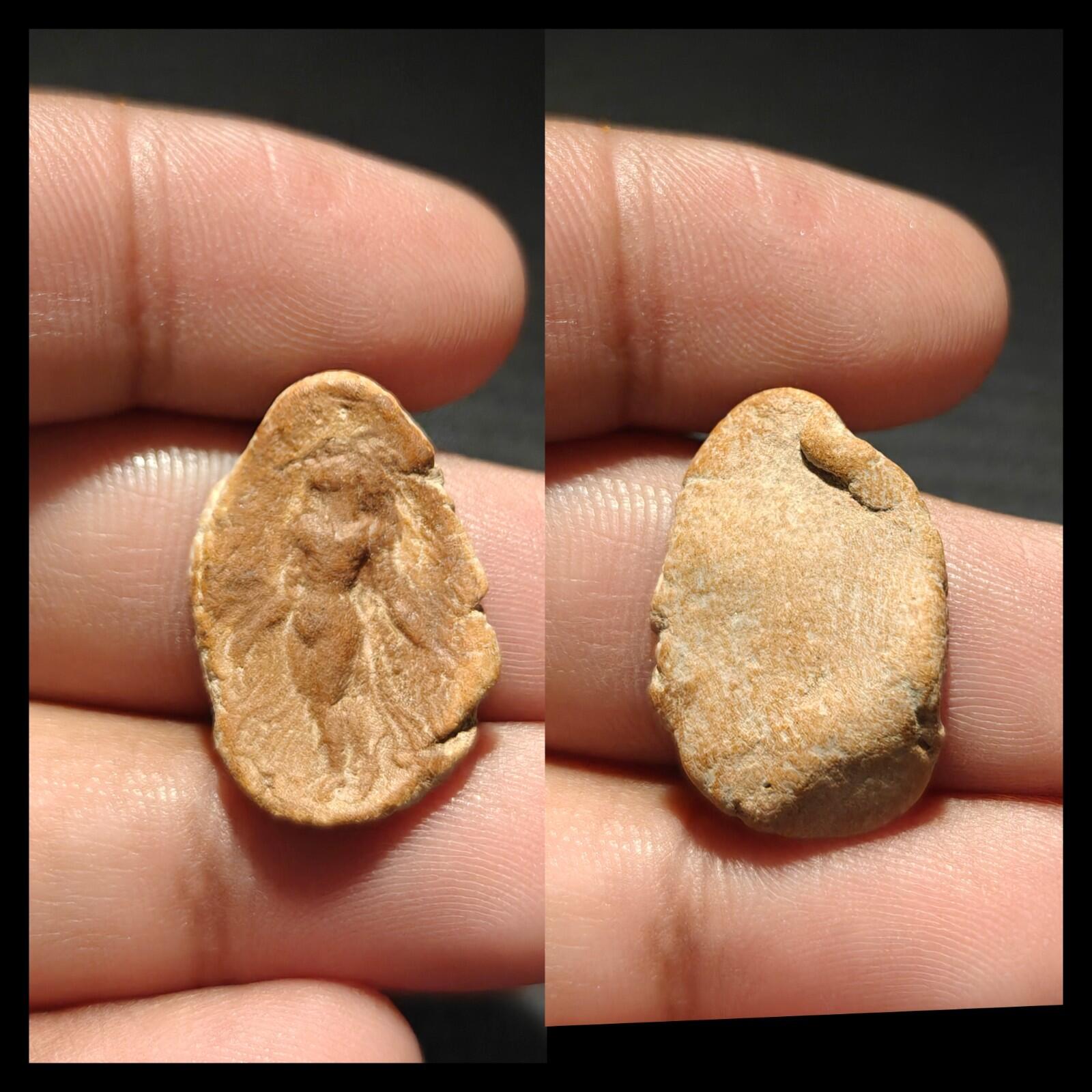 Ancient Greek Roman Circa 1st-3rd centuries AD Terracotta Clay Bullae Tessera