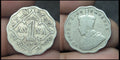 1936年英属印度乔治五世国王与皇帝1安那硬币稀有KM#513