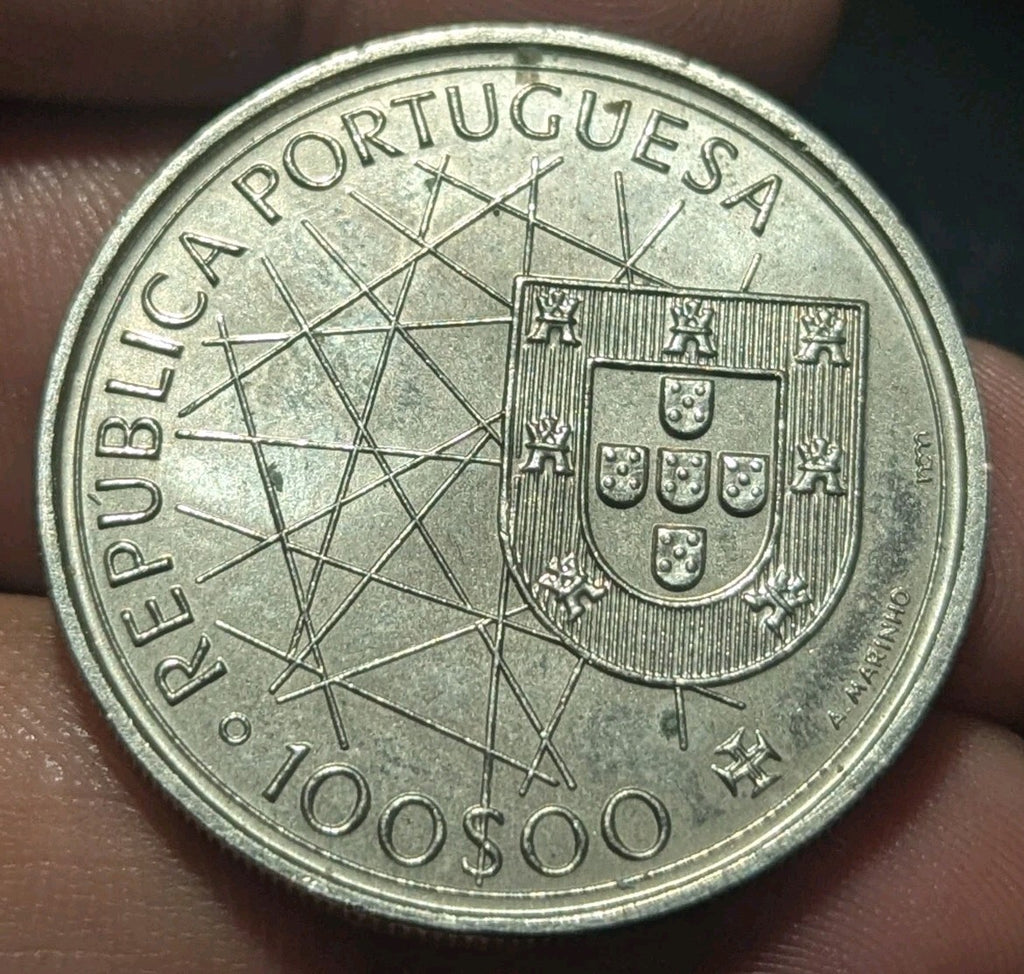 PORTUGAL 1989 100 ESCUDOS, DISCOVERIES SERIES - Azores, SAILING SHIP UNC