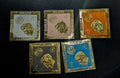 KENNEDY 1964 - Davaar Island JOHN F. KENNEDY Full Set Memorial Gold Foil set MNH