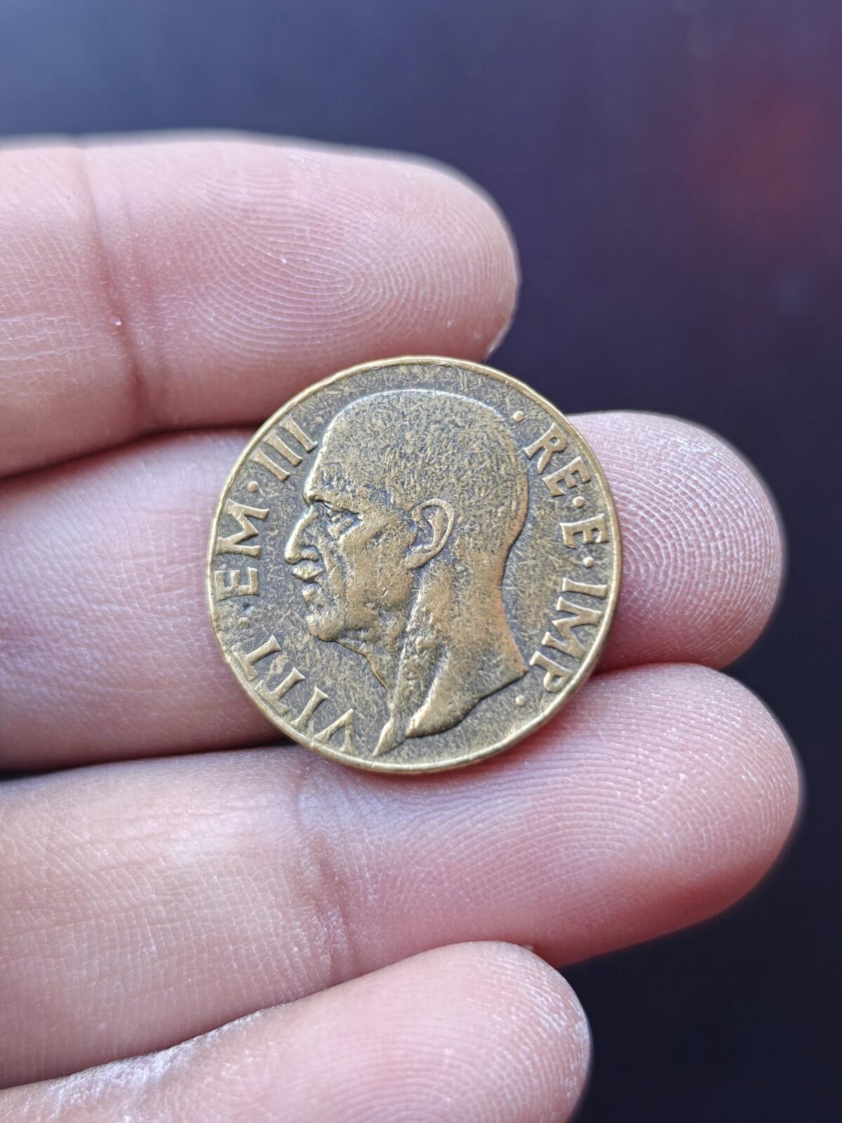 ITALIE Vittorio Emanuele III 1943 R 10 CENTESIMI, pièce Seconde Guerre mondiale