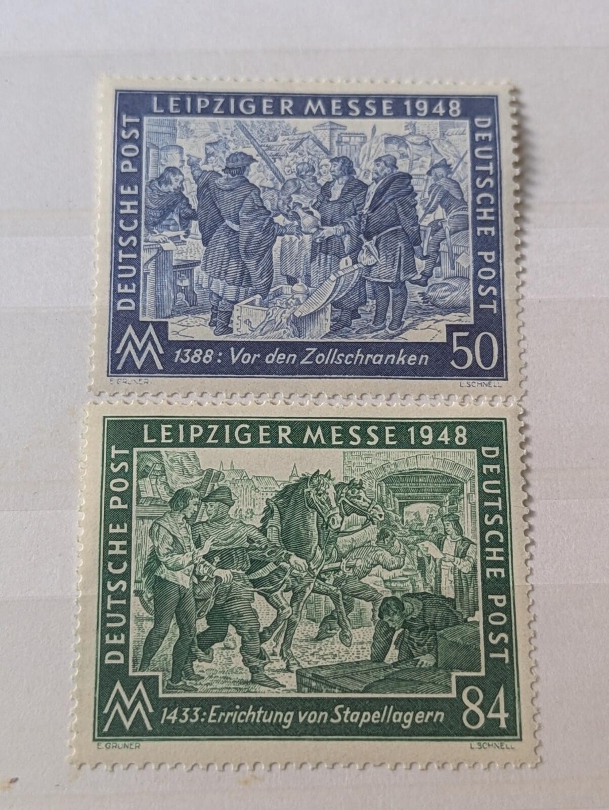 GERMANY #967-68  SOVIET OCCUPATION   STAMPs Allied Occupation Zone