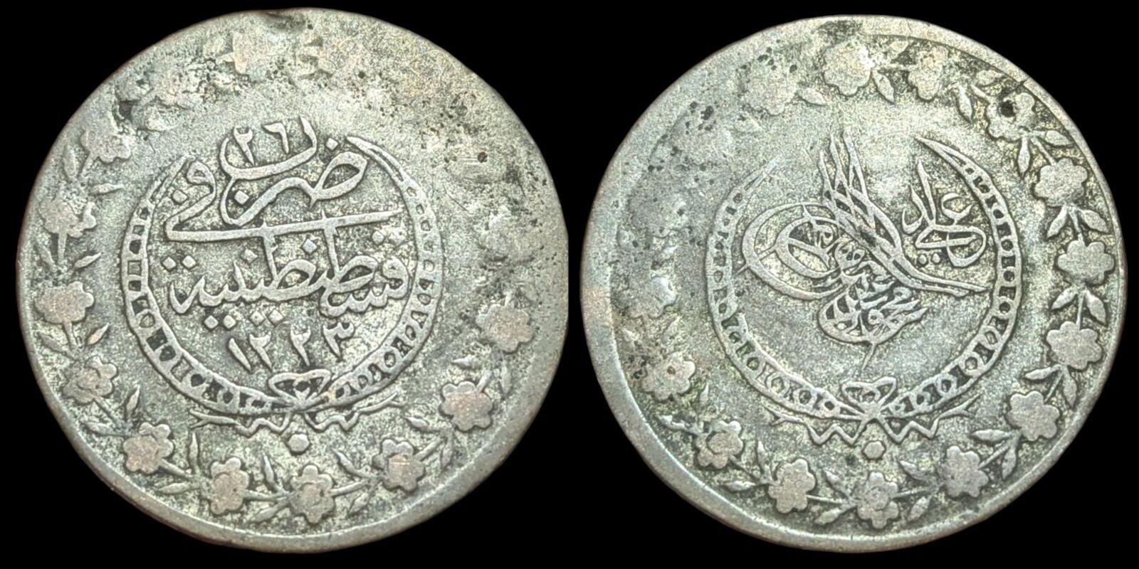 Ottoman Yüzlük - Mahmud II Konstantiniyye 1223 An