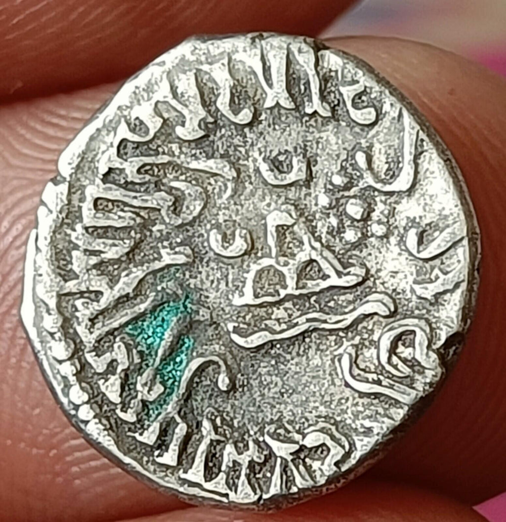#AB34#India SILVER coin of VIJAY sena Western Kshatrapas.Indo-Scythian rulers