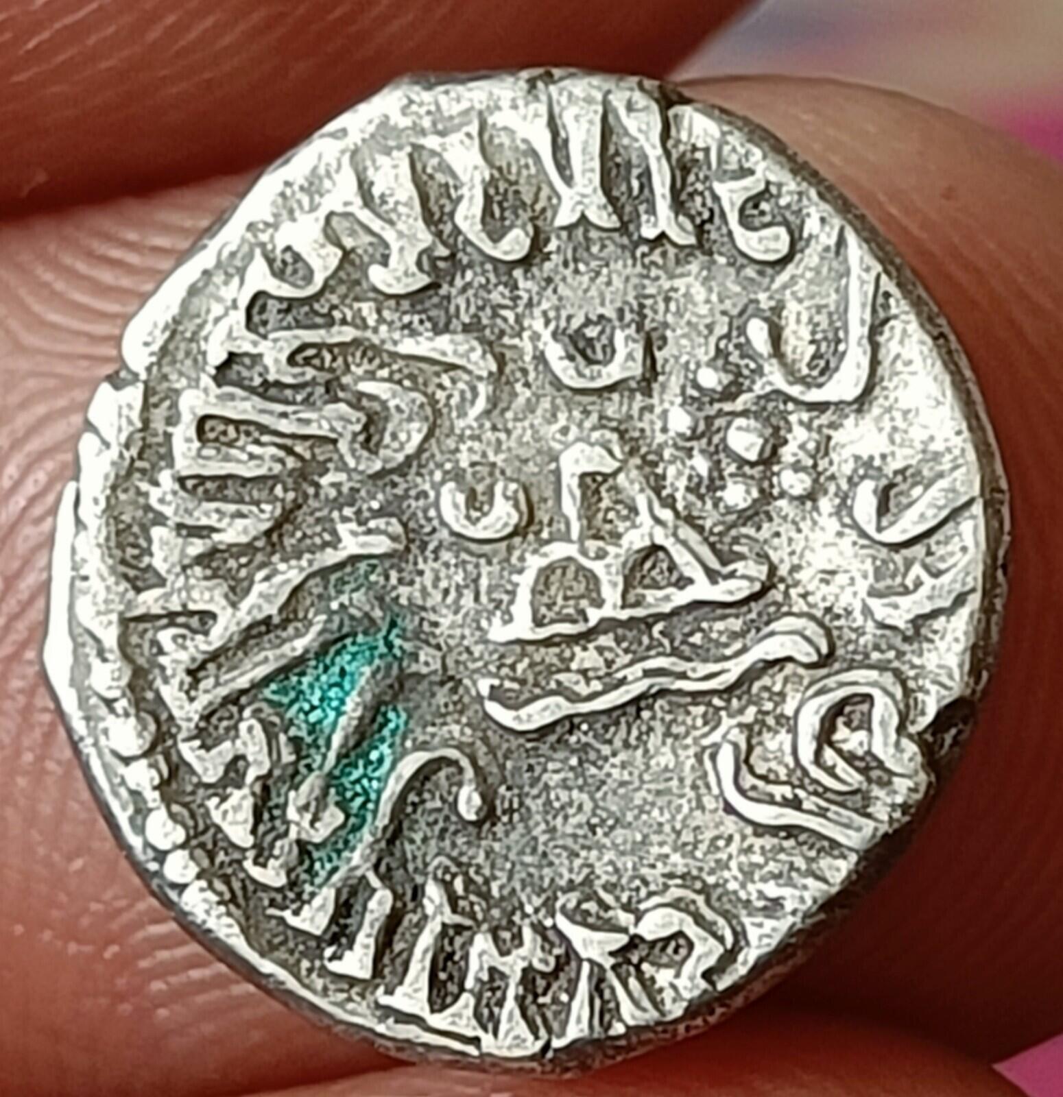#AB34#India SILVER coin of VIJAY sena Western Kshatrapas.Indo-Scythian rulers