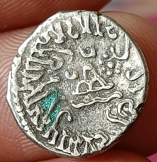 #AB34#India SILVER coin of VIJAY sena Western Kshatrapas.Indo-Scythian rulers