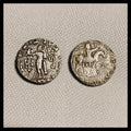 Ancient Indo-Scythian Kingdom Azes II AR Tetradrachm Silver Coin