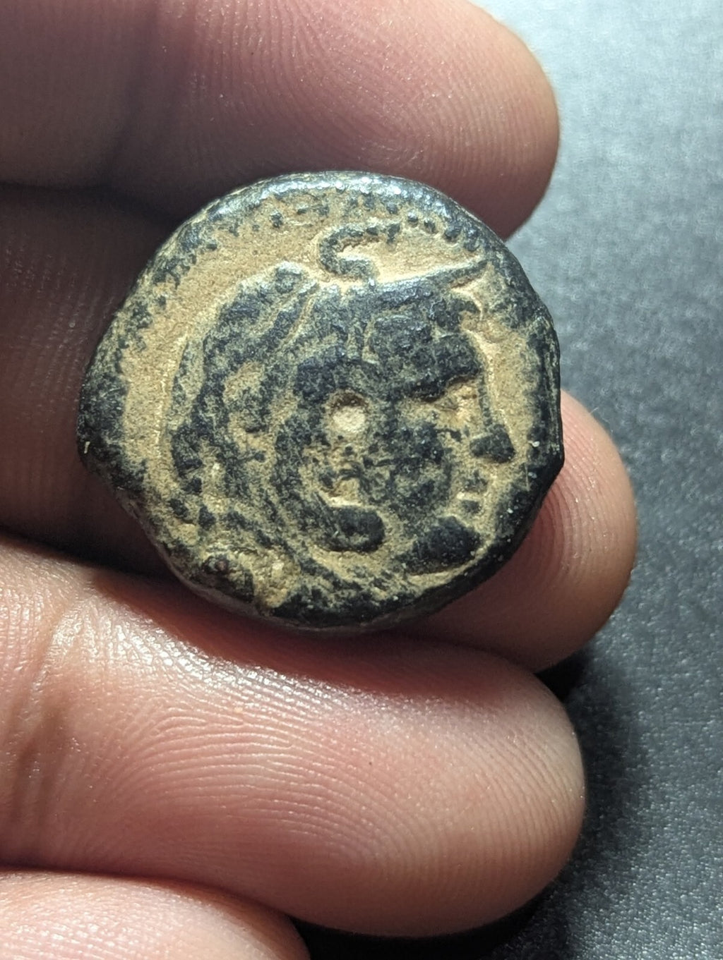 EGYPT, PHILADELPHOS PTOLEMY II 285-246BC. ALEXANDER EAGLE With Open Wings