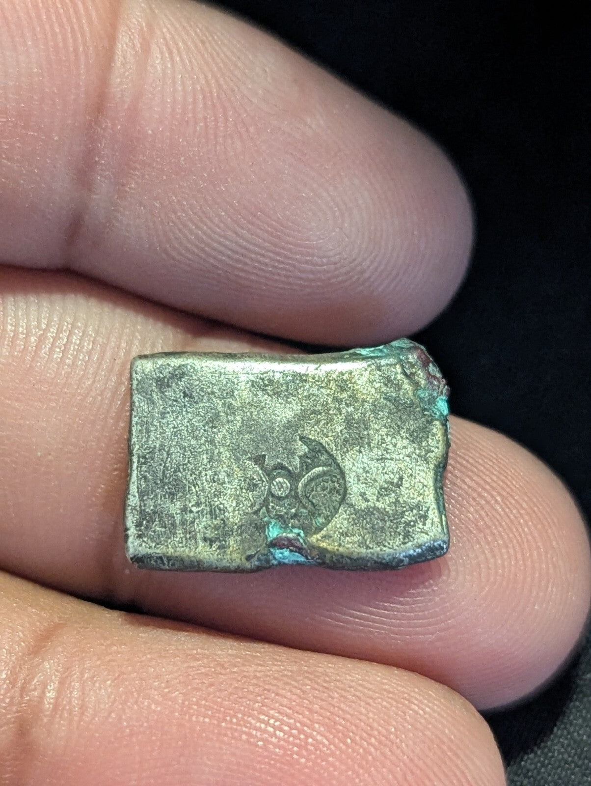 India ⭐ INDUS Valley Mayuriyan Punch ⭐ silver Coin 300 BC