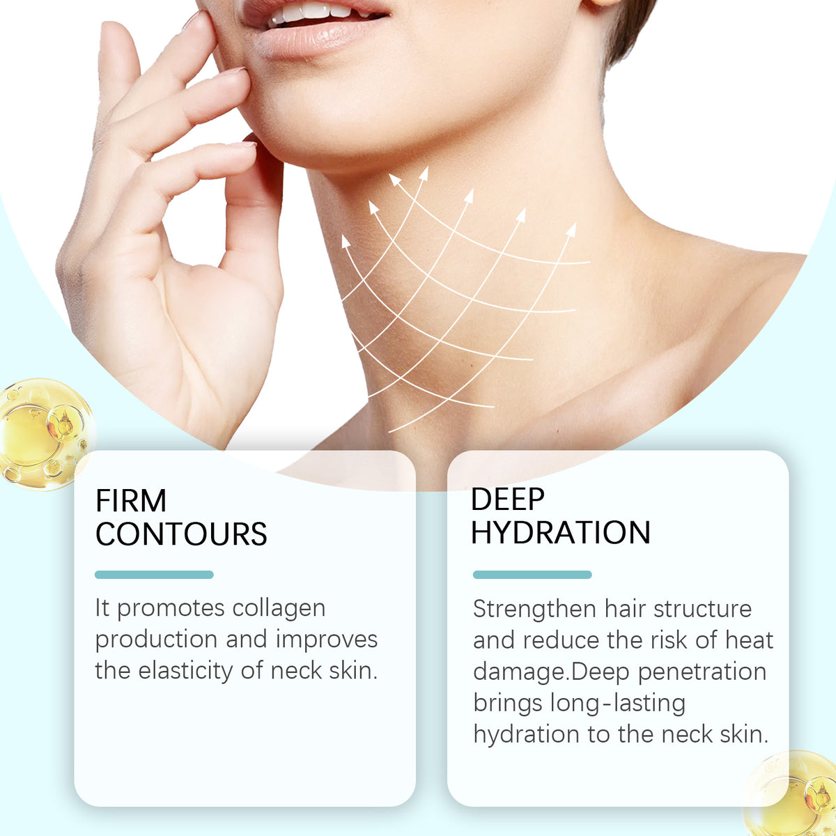 Collagen Neck Patch Gently Nourishes And Lifts Neck Skin Elastic Moisturizing Skin Care Neck Patch