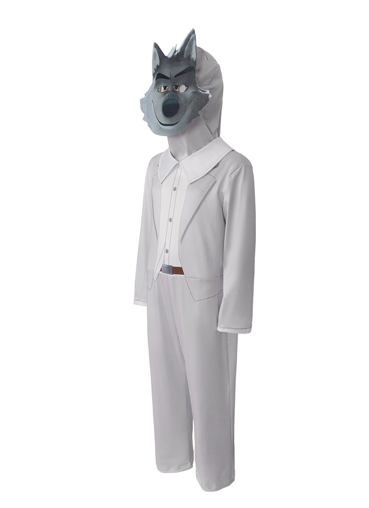 The Bad Guys Wolf Cosplay Costume Halloween Outfit Stage Wear Role Play Clothing
