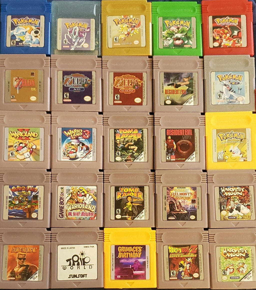 GBC 视频游戏卡带收藏 任天堂 Gameboy Color