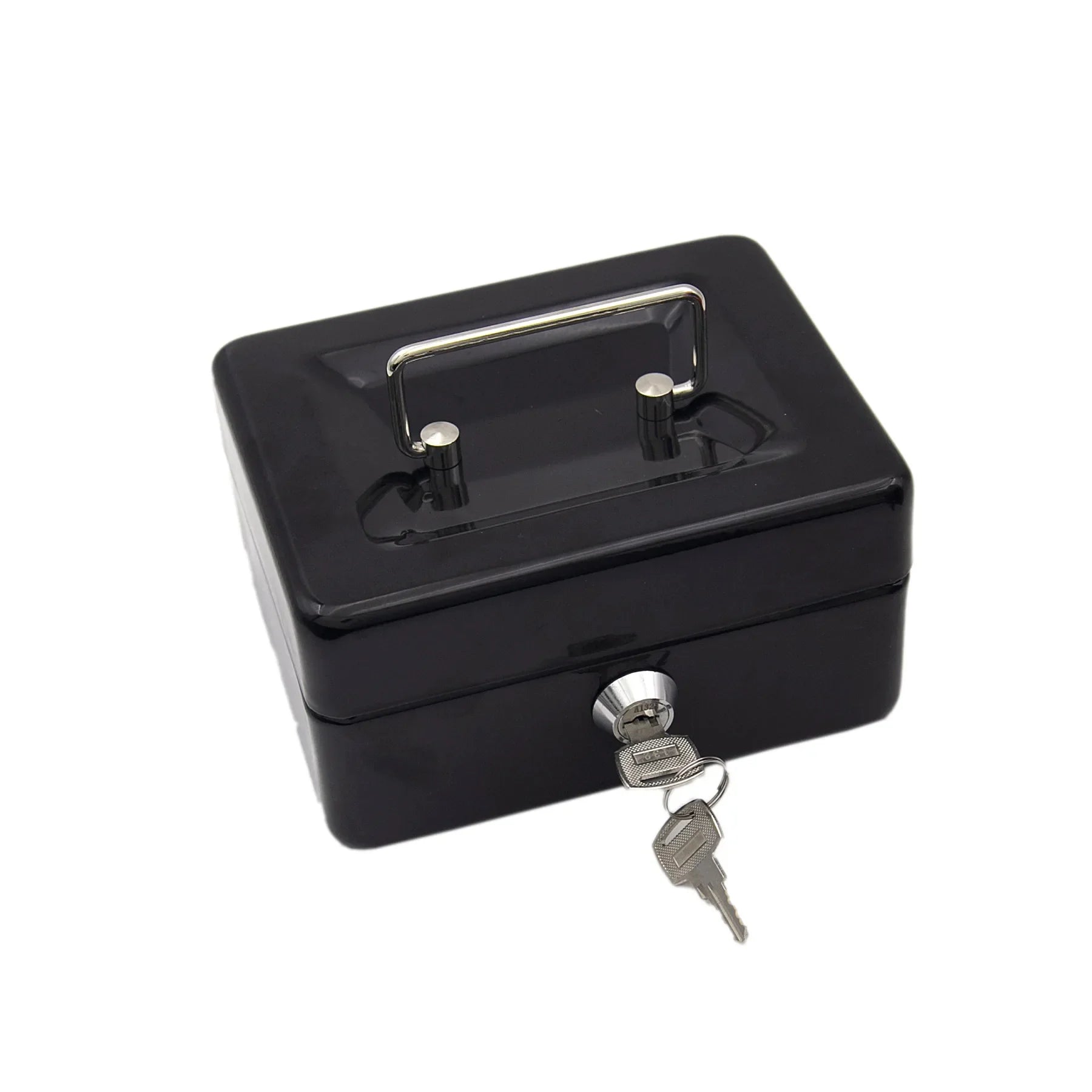 Secure Cash Storage Box/Heavy-Duty Steel Cash Safe with Combination Lock - Fire-Resistant Money Storage Box &Valuables Organizer