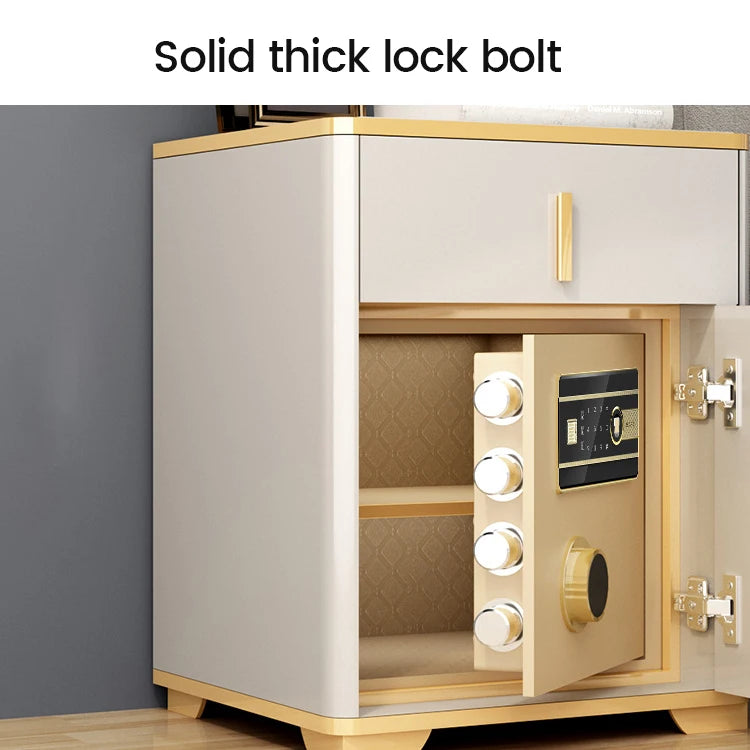 Home Small Bedside Intelligent Safe Hidden Wood Steel Anti-Theft Storage Safe Box Cabinet Smart Safes