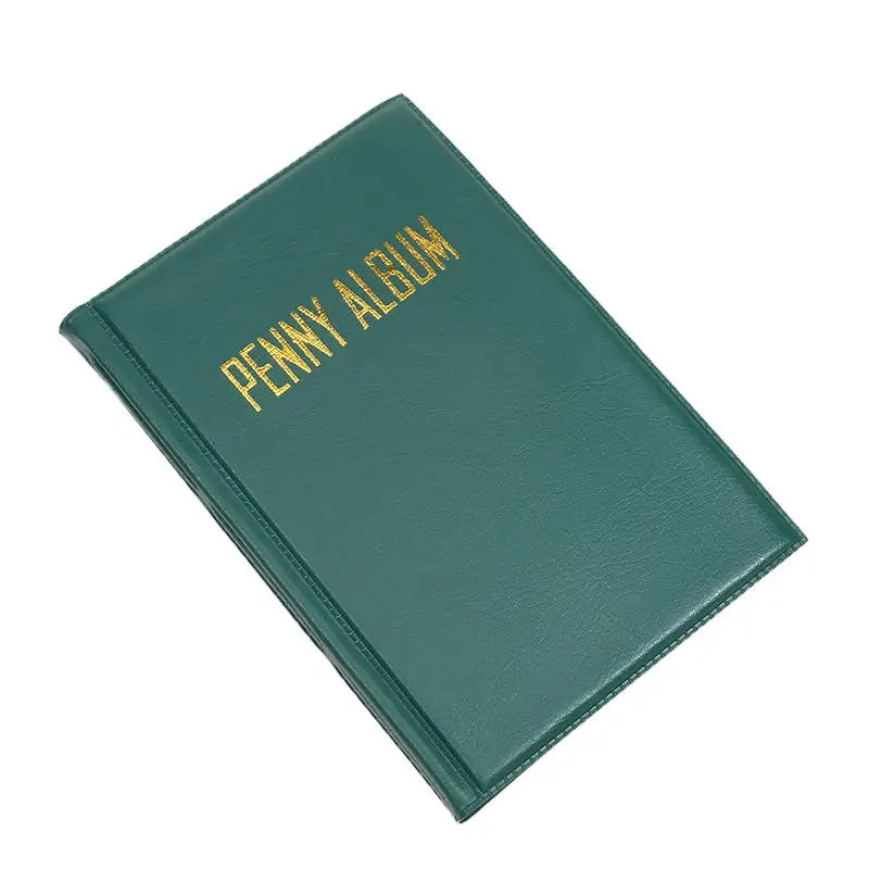 Penny Coin Collection Book Pressed Penny Book Hold 108 Coin Storage Holder For Display Souvenir Collecting Money Organizer