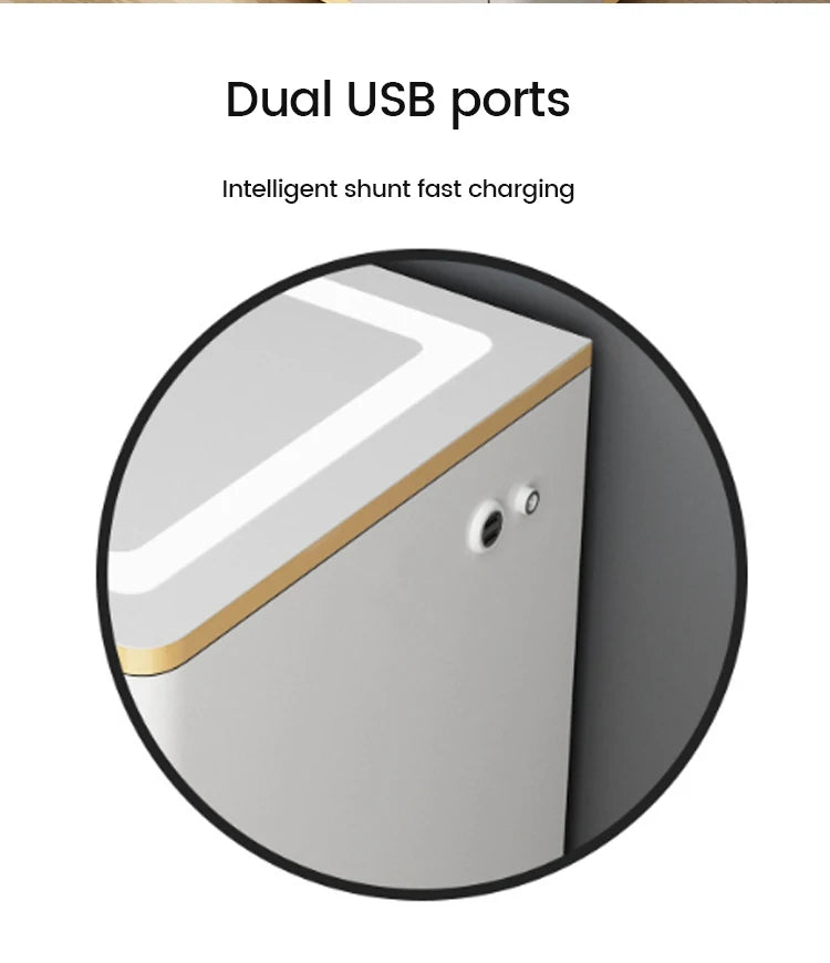 Home Small Bedside Intelligent Safe Hidden Wood Steel Anti-Theft Storage Safe Box Cabinet Smart Safes