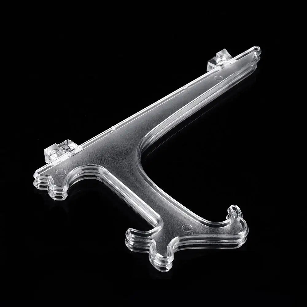 1PC Clear Plastic Plate Display Stand Picture Frame Easel Holder 3"5"7"9" Transparent Case Holders Home Decoration Accessories