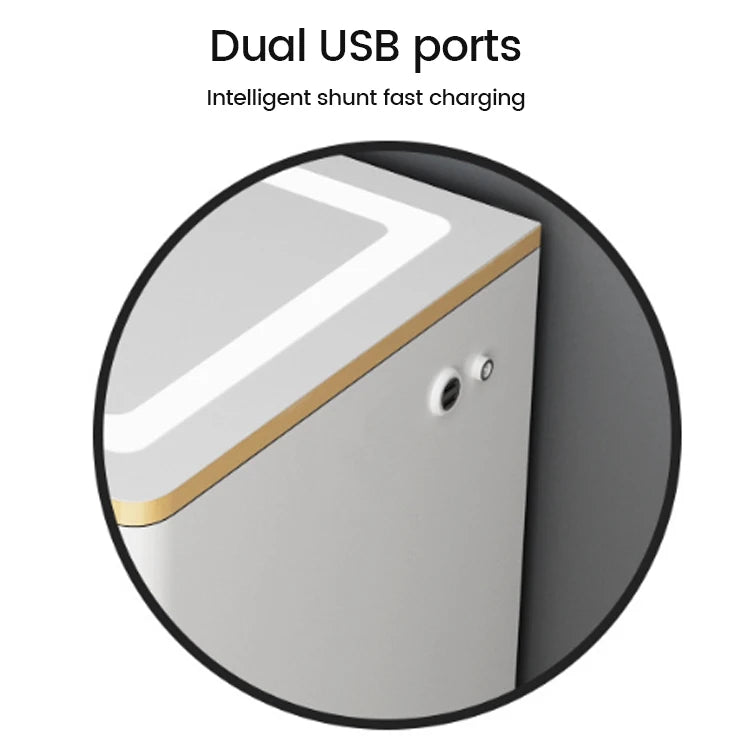 Home Small Bedside Intelligent Safe Hidden Wood Steel Anti-Theft Storage Safe Box Cabinet Smart Safes