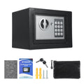 Home Safes Fireproof Waterproof Box+Document Bag with Keypad and 2pcs Spare Key Digital Home Security for Documents Money Gold
